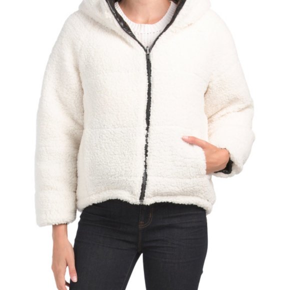 NVLT Anthropologie Reversible Puffer Coat NWT - Picture 3 of 3